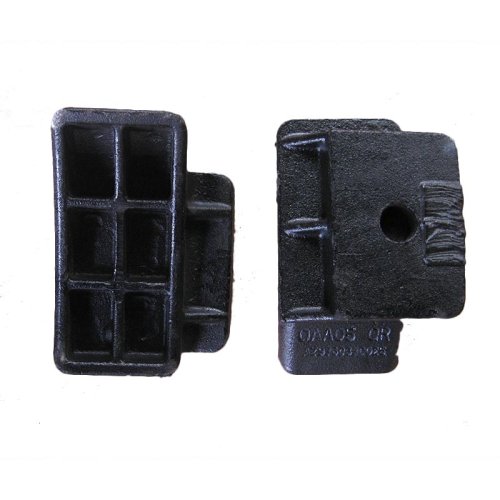 The thrust rod support on the middle and rear bridges